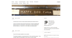 Desktop Screenshot of happydogfarm.com