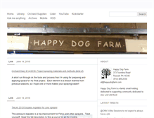 Tablet Screenshot of happydogfarm.com